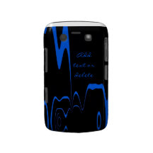 Flash do azul da caixa de Blackberry Capas Blackberry