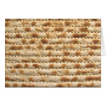 Flatbread do biscoito do Matzah Cartao