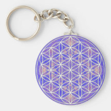 Flor da vida (cor 3) chaveiro