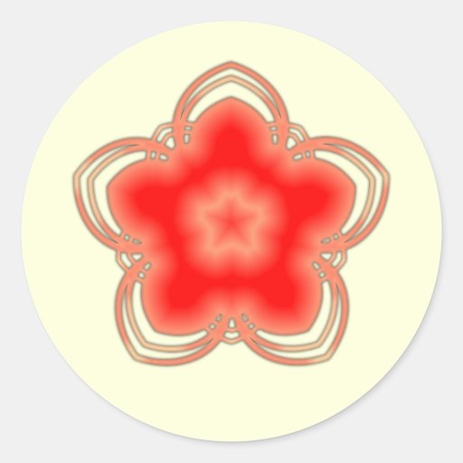 Flor de Lotus vermelha doópio Adesivo Zazzle Armario Farmacia Antiguo ~ Flor de Lotus vermelha doópio Adesivo Zazzle