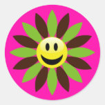 FLOR DO SMILEY FACE ADESIVO