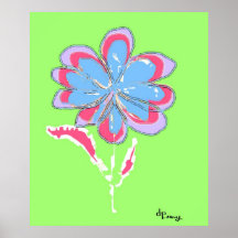 "FLOR EXTRAVAGANTE " POSTERES