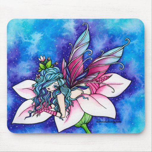 Flor feericamente da fantasia de Vera Mouse Pad