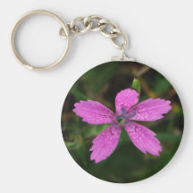 flor Keyring-roxa Chaveiro