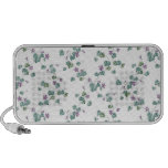 Floral azul Pastel Caixinha De Som