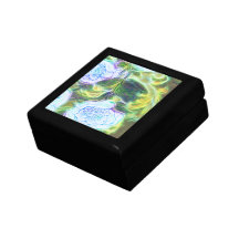 floral electrifique o design funky porta jóia