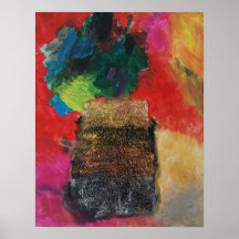 Floreira abstracta poster