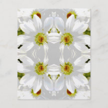 Flores abstratas do estilo modelo de panfletos