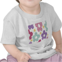 Flores coloridas tshirt