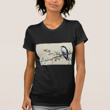 Flores da andorinha de árvore t-shirt