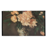 Flores da peônia por Manet