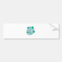 Flores do estilo do bordado do vintage adesivos