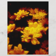 Flores do fogo modelo de panfletos