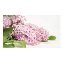 Flores do Lilac Cartão De Visita