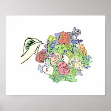 Flores Impressão