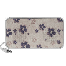 Flores malva caixinhas de som para mini