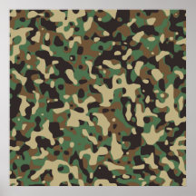 Floresta Camo Poster