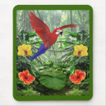 Floresta tropical tropical mouse pads