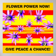 FLOWER POWER AGORA! PÔSTERES