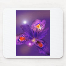 Flower power roxo mousepad