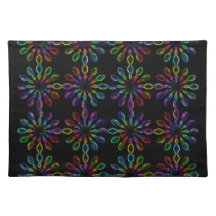 flowers manteles individuales