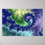 Flutuando para fora - o poster do Fractal