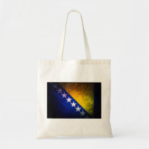 Fogo-de-artifício; Bandeira de Bósnia Bolsa De Lona