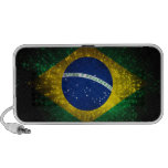 Fogo-de-artifício da bandeira de Brasil Caixinhas De Som Portátil