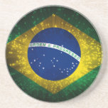 Fogo-de-artifício da bandeira de Brasil Porta-copo