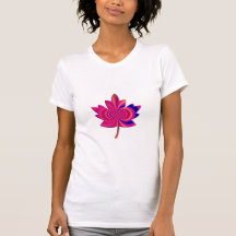 Folha abstrata do outono tshirt