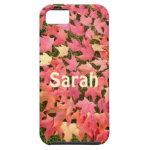 Folhas de outono conhecidas personalizadas dos cas capas iPhone 5 Case-Mate