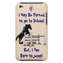 Forçado para ir à escola, nascer para saltar o cav capa iPod touch