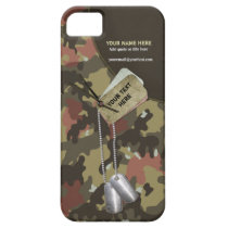Forças armadas verdes Khaki de Camo - personalize capas casemate