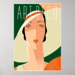Forma 02 do art deco poster