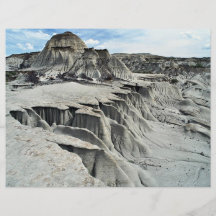 Formação da erosão do deserto, parque provincial d panfleto