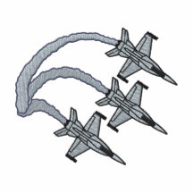 Formação F-18 Jaqueta De Moleton Bordada Com Capuz