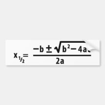 fórmula quadrática adesivo