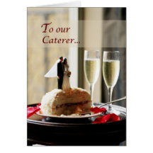 Fornecedor do casamento, obrigado cartão