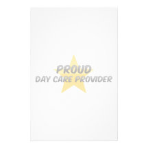 Fornecedor orgulhoso do centro de dia papel personalizado