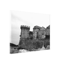 Fortaleza do beira-mar em Korcula Impressão De Canvas Esticada