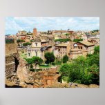 FÓRUM ROMANO Italia - ruínas da foto de Roma Posters