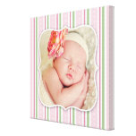 Foto do bebé [polegadas 12x12] impressão de canvas esticadas