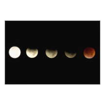 Foto do eclipse lunar