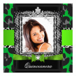 Foto do partido de Quinceanera do verde limão 15a Convite