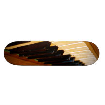 Foto do piano skateboard