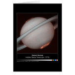 Foto do telescópio de Hubble da Aurora de Saturn Cartões