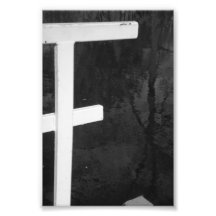 Fotografia F8 4x6 preto e branco da letra do alfab