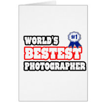 Fotógrafo do Bestest do mundo Cartões