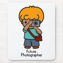 Fotógrafo futuro mouse pads