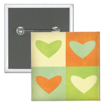 Four Hearts Botons